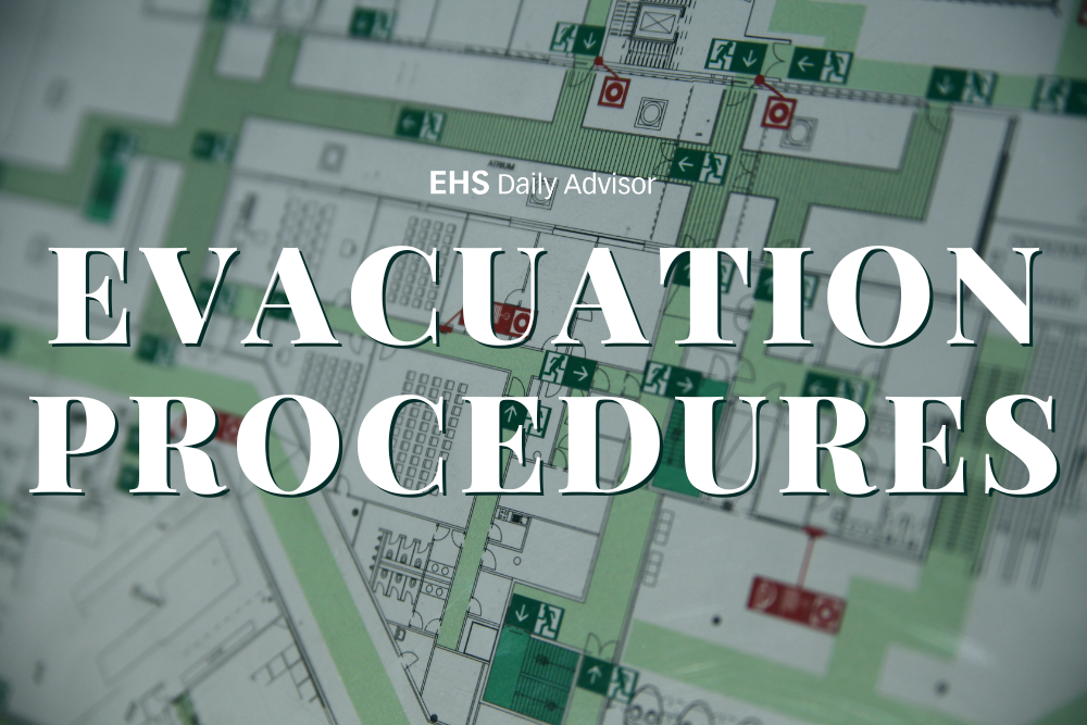 Infographic: Evacuation Procedures - EHS Daily Advisor