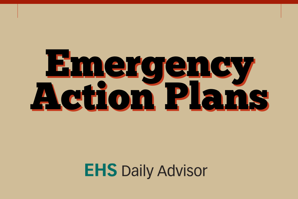 Infographic: Emergency Action Plans - EHS Daily Advisor